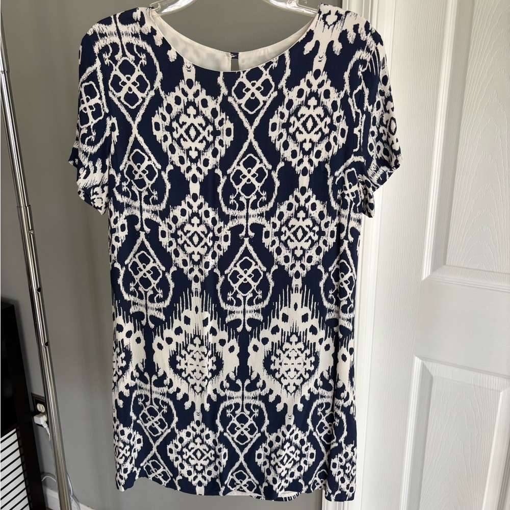 Lucy Love Navy and White Mini Dress